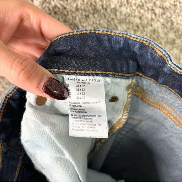 American Eagle Jeans Men’s 30x32 Next Level Flex Distressed Skinny - Picture 6 of 8